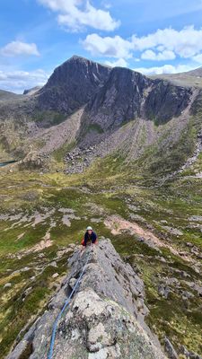 Jun 23 Afterthought arete scramble in Cairngorms
