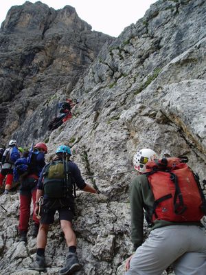 Tridente via ferrata