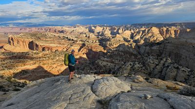 Ferns Nipple looking north early morning- we loved this area!!