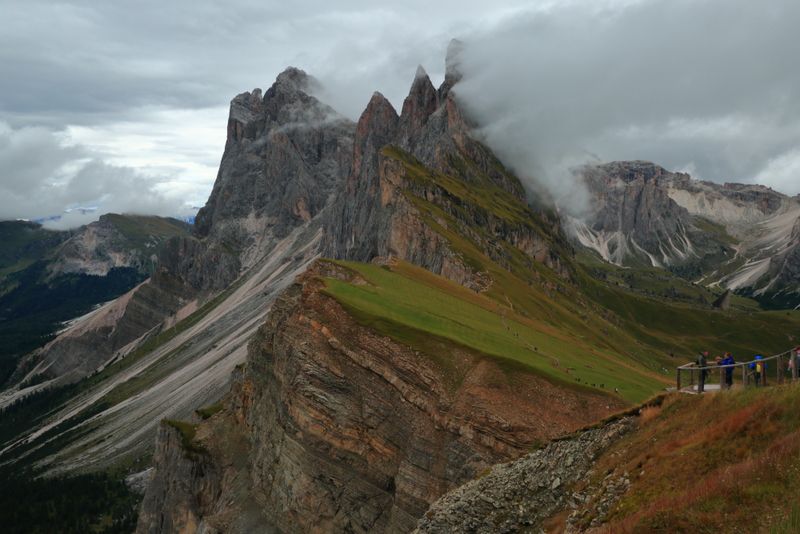 At the Seceda ridgeline