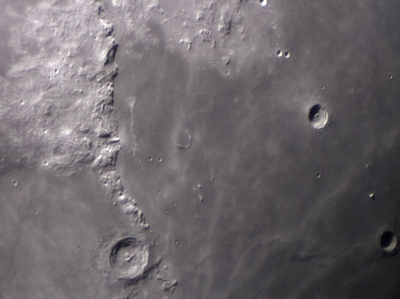 Craters Eratosthenes, Timocharis and the Apennine Mountains