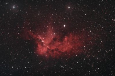 Wizard Nebula, Sh2-142 in Cepheus