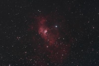 Bubble Nebula, NGC 7635 in Cassiopeia