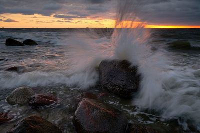 on a Baltic beach ...