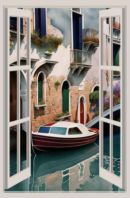 A  car in Venice