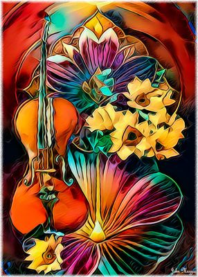 Music and flowers