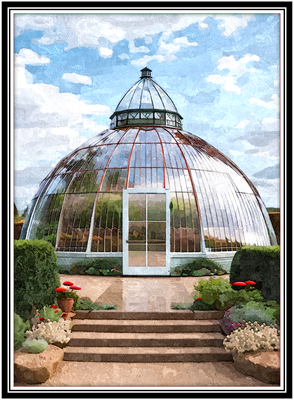 Glassy greenhouse