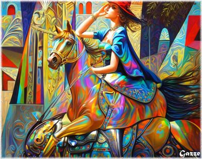 Lady on a Horse