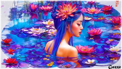 Lady in the Pond