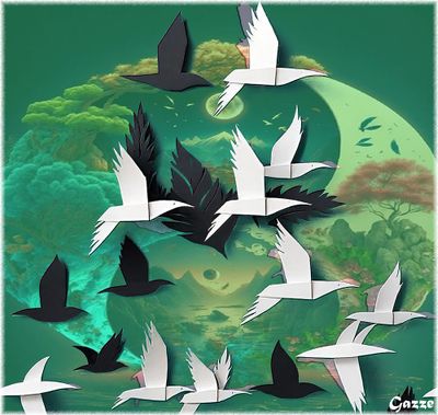 Yin and Yang Birds