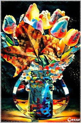 Leaf and Flowers