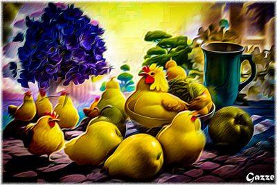 Pears into Chickens