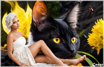Lady and the Cat