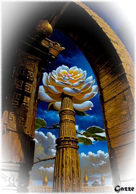 Flower on a Building