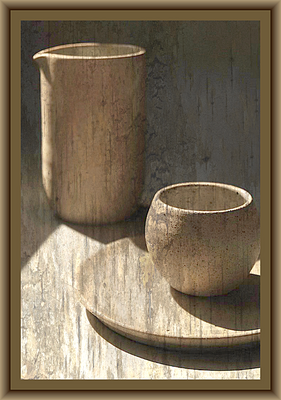 Pitcher and Cup