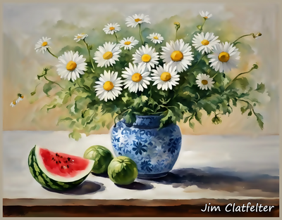 Daisies and Watermelon