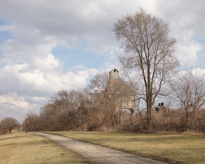 Coal Chute and Clouds 