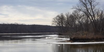 Melting Ice on the Rock River 