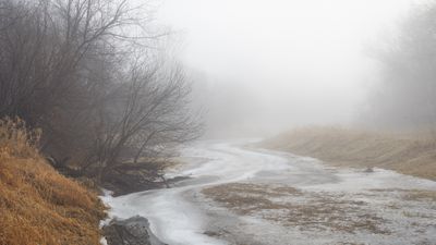 Fading Ice at the Oxbow