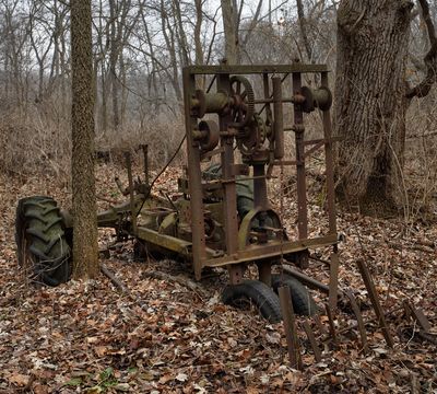 Rusty Relic in the Woods 