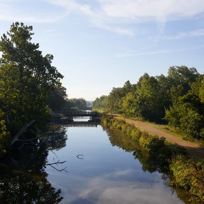 Downstream View of Hennepin Canal Lock 17 