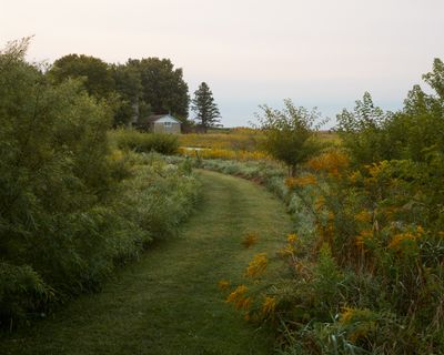 Path along McGirr Road in September