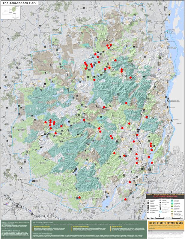 Adirondack Map and Guide (2021)