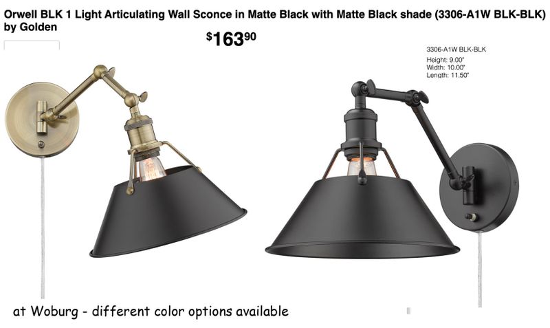 basement sconces - leading contender