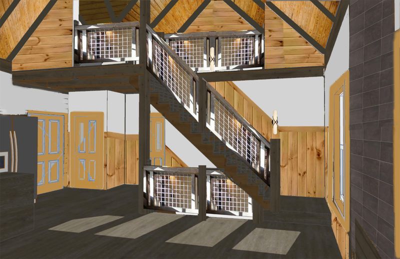 3-2-25 added paneling and tile fireplace.jpg