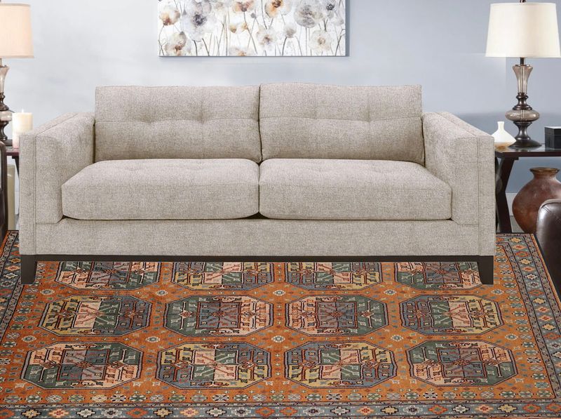 Mirasol with Orange Geometric Khotan.jpg