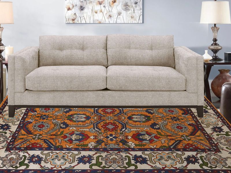 Pebble Mirasol with Orange Wool Heriz Serapi.jpg