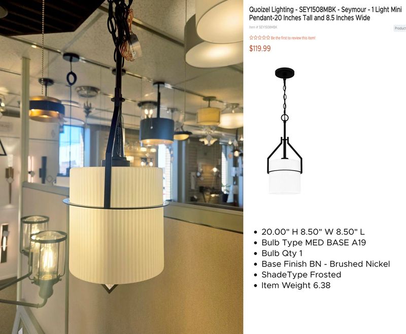 Basement Pendant Options