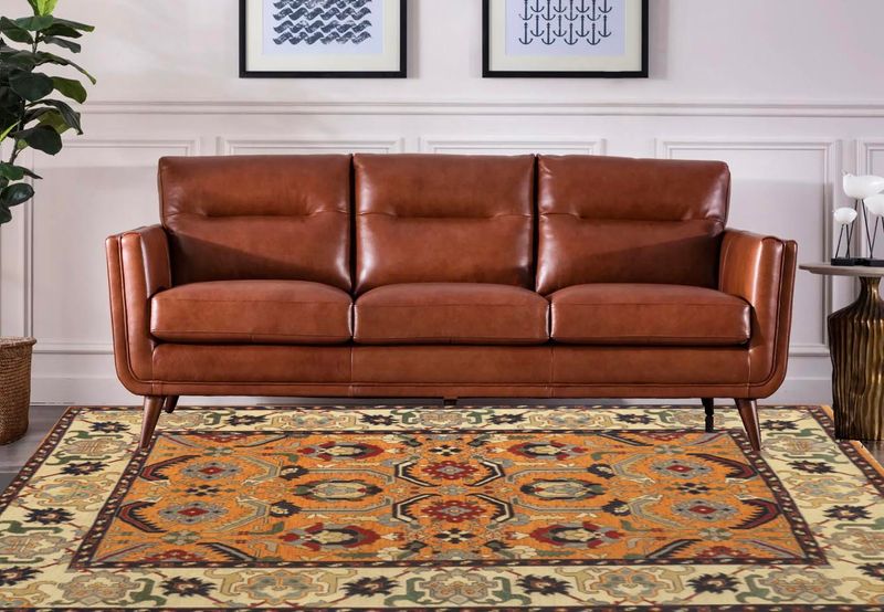 Brown with orange blue oushak.jpg