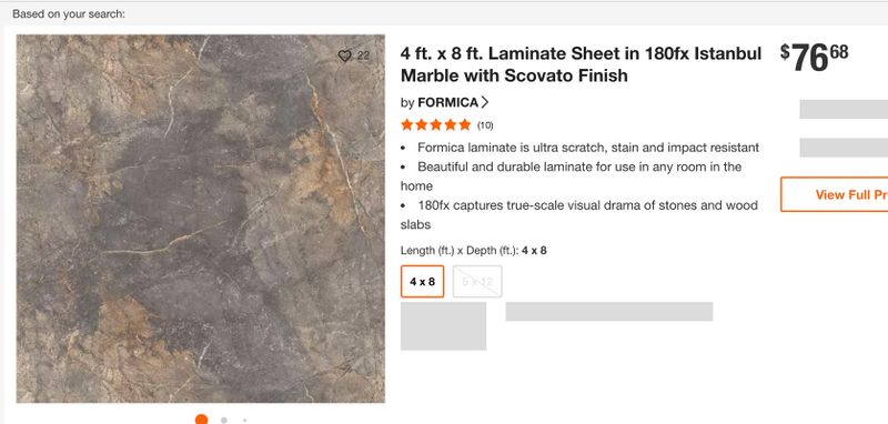 Formica Istanbul Marble**
