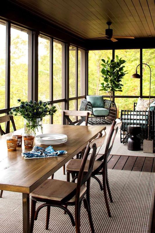 Screened porch