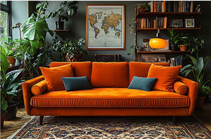 Orange Sofas