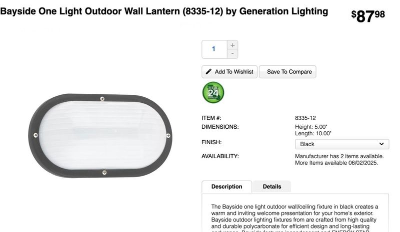 Other lighting options