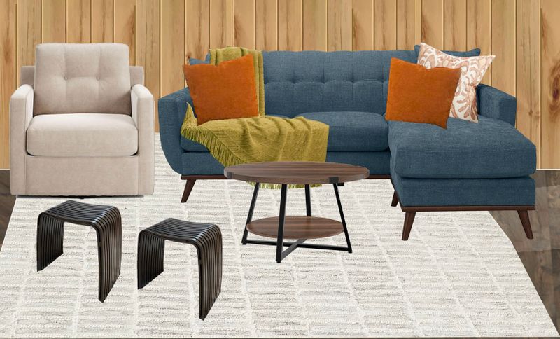 blue sofa with pine wall.jpg
