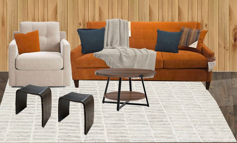 orange sofa with wood walls.jpg