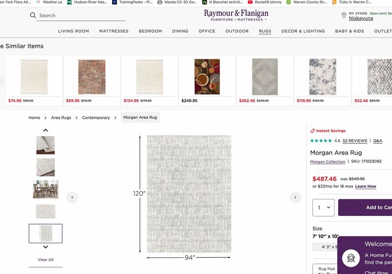 Sofas, Ottomans, and Carpets