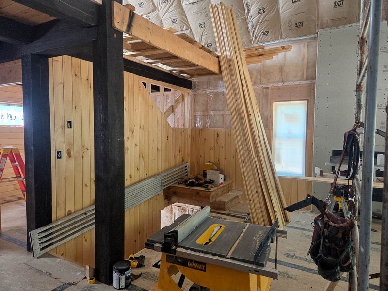 Interior Siding and Sheetrock