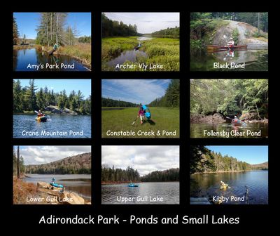Adirondack Ponds and Small Lakes