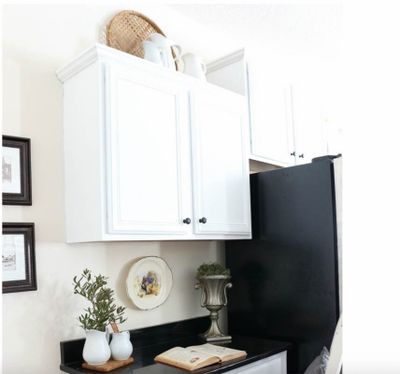 Above Cabinet Decorating