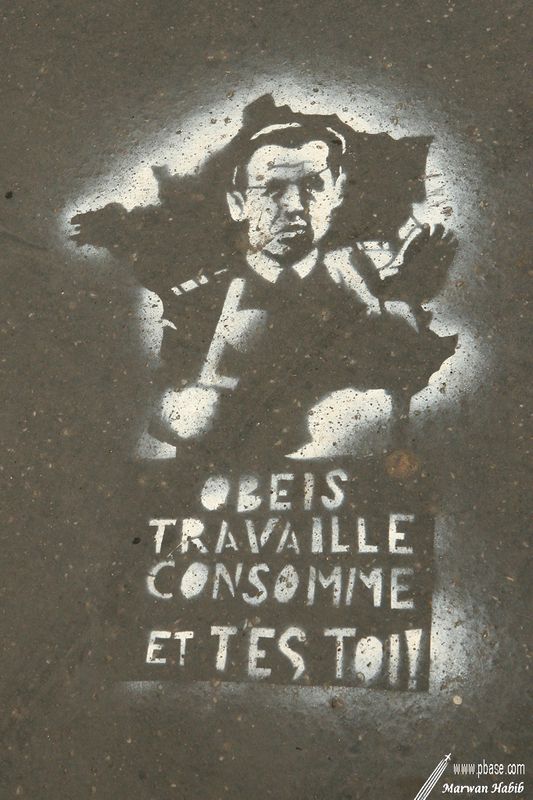 White political tag / Tag politique blanc