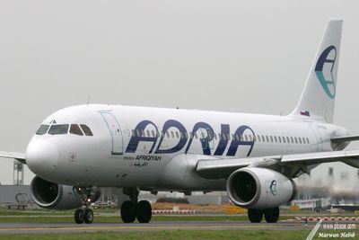Airbus A320 Adria Airways Operating for Afriqiyah