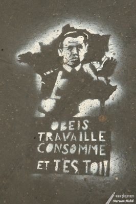 White political tag / Tag politique blanc