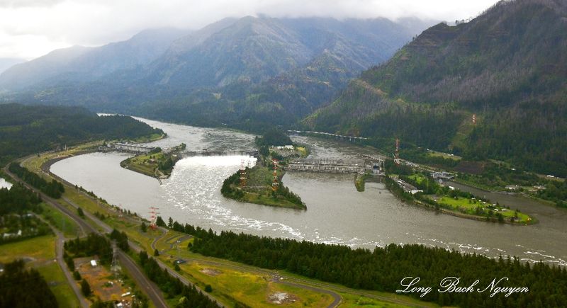 US Army Corps of Engineers Bonneville Lock and Dam, Bradford Island Visitor Center, Washington Shore Visitor Center, Bonneville,