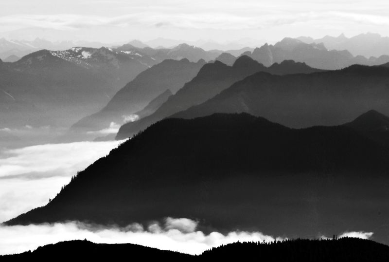 Russian Butte, The Pulpit, Stegosaurus Butte, Garfield Mountian, Treen Peak, Bessemer Mountain, Quartz Mt, Middle Fork Snoqualmi