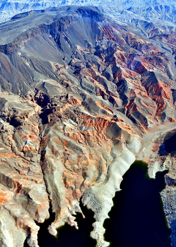 Paint Pots, Painters Cove, Kingman Wash, Fortification Hill, Black Mountains, Arizona 1434 