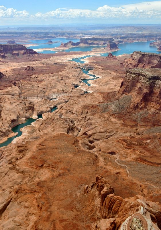 West Canyon, West Canyon Creek, Lake Powell, Colorado River, Rainbow Plateau, Cummings Mesa, Adah Hilini, Gregory Butte, Goosene